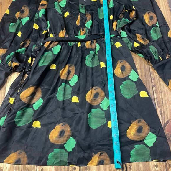 Brittany Fuson Abstract Print Long Sleeve Dress Size Small - Picture 4 of 6